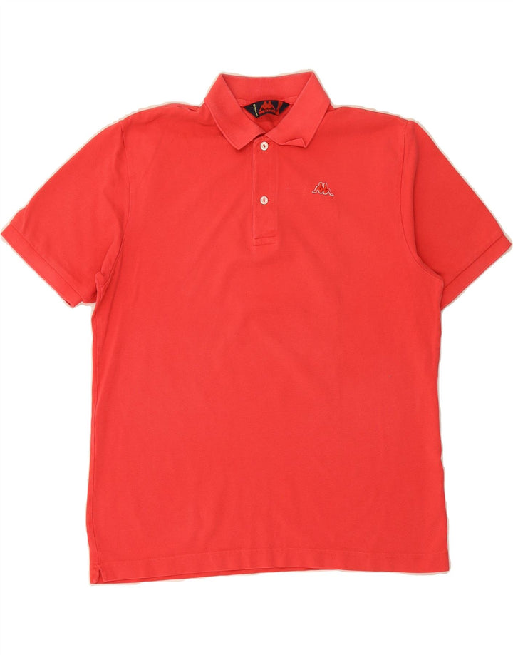 KAPPA Mens Polo Shirt Medium Red Vintage Kappa and Second-Hand Kappa from Messina Hembry 