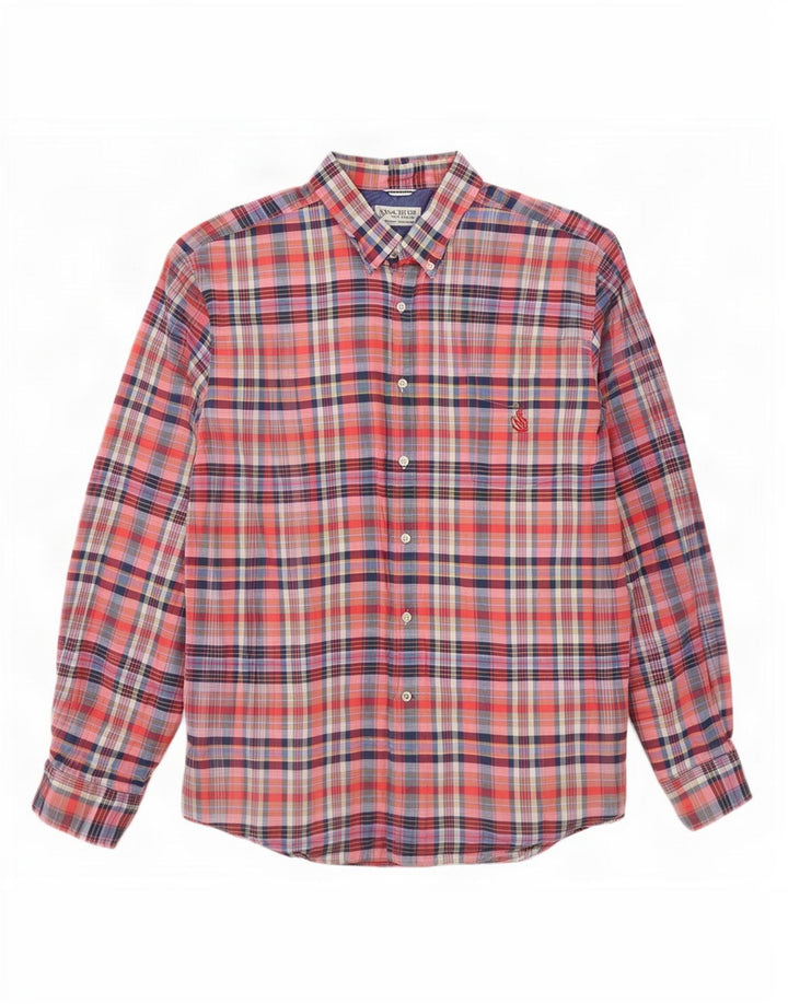 Nautica Mens Heritage Flannel Shirt 2XL Multicoloured Check Cotton