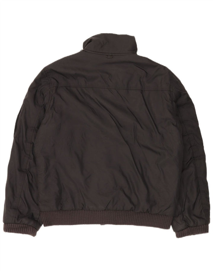 FOGLIADORO Mens Bomber Jacket UK 40 Large Black