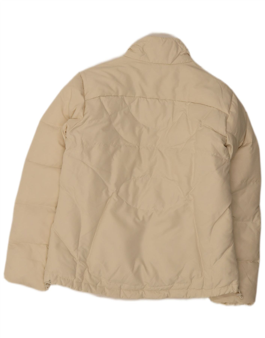 Adidas Dame Polstret Jakke UK 16 Large Off White Polyester