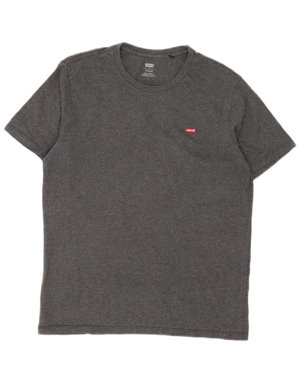 Levi's Herre Standard T-Shirt Top Medium Grey Bomuld