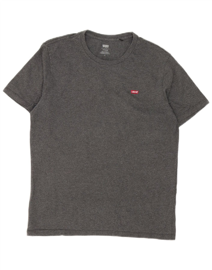 T-shirt standard da uomo Levi's Top in cotone grigio medio