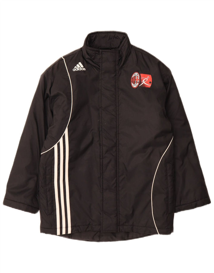 Adidas Boys AC Milan polstret frakke 9-10 år sort polyester