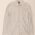 ROCCOBAROCCO Mens Shirt XL White Check