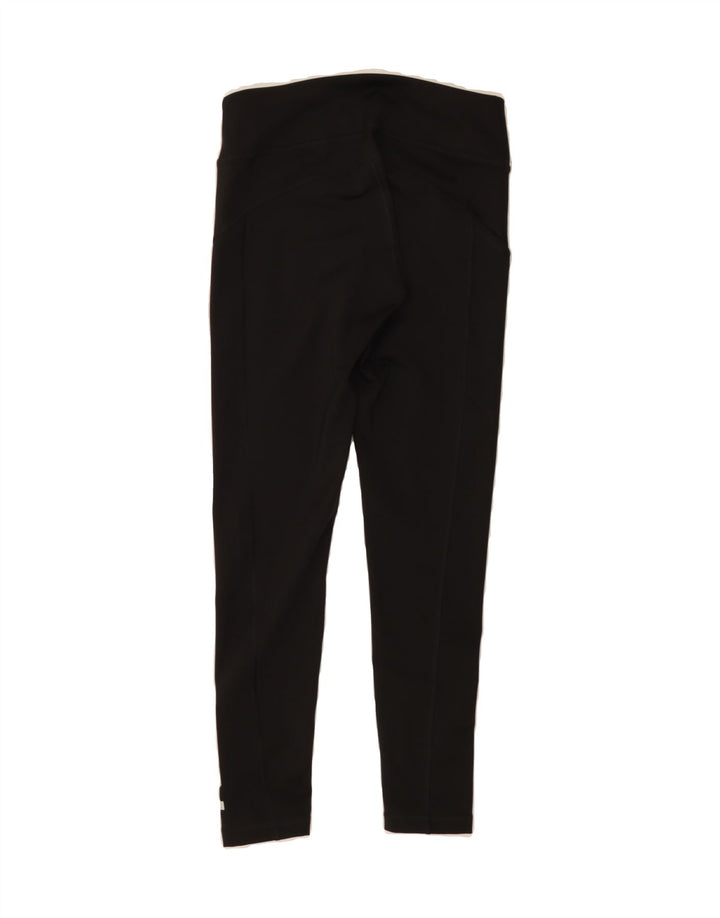 PUMA Womens Graphic Leggings UK 10 Small  Black Polyester Vintage Puma and Second-Hand Puma from Messina Hembry 