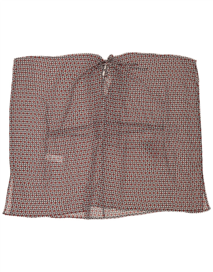 Crew Clothing Womens See Through Dress One Size Multicoloured Geometric