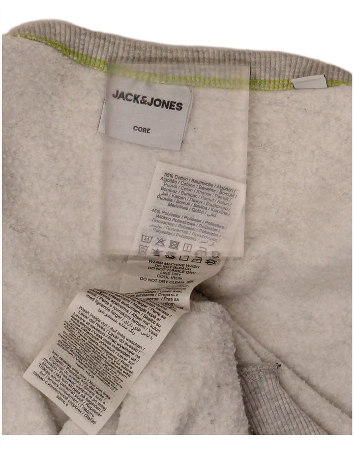 Jack & Jones Mens Sweatshirt Jumper Large Grey Cotton