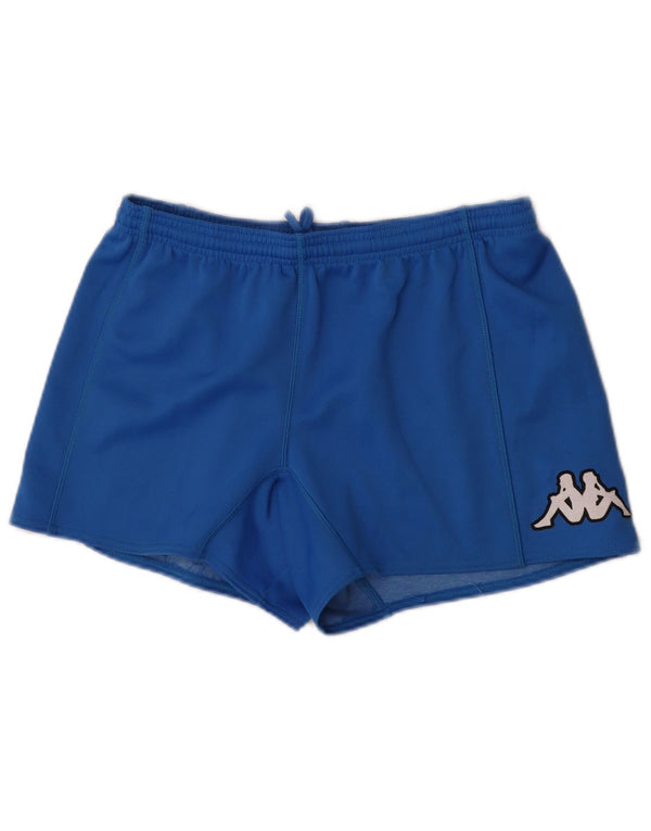 Pantaloni scurți sport Kappa băieți 13-14 ani 2XL poliester albastru