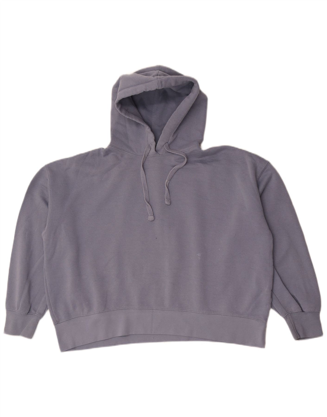 Zara Pull à capuche surdimensionné pour femme UK 10 Petit Bleu Polyester