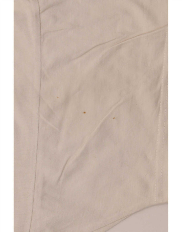 Polo da uomo Lotto Large bianca geometrica
