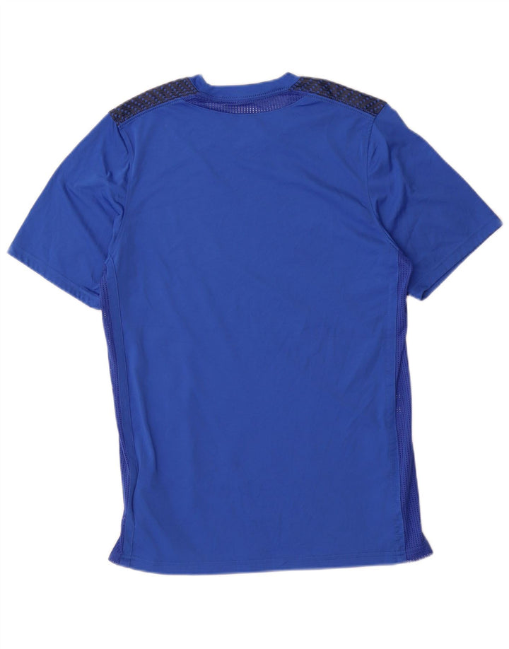 Nike Mens Dri Fit Graphic T-Shirt Top Medium Blue Polyester