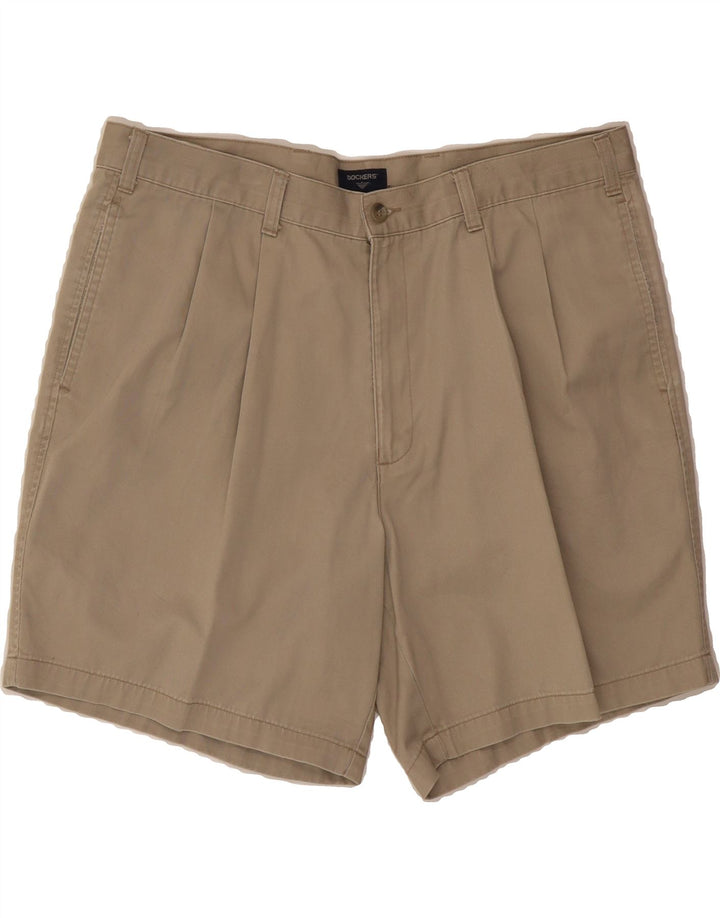 DOCKERS Mens Chino Shorts W38 XL Beige Cotton Vintage Dockers and Second-Hand Dockers from Messina Hembry 