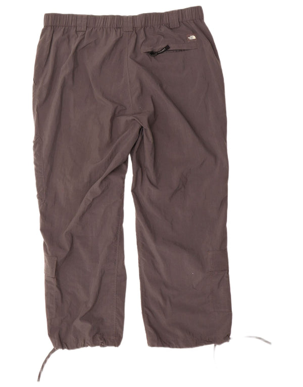 Pantaloni cargo dritti da donna The North Face Large W34 L24 nylon grigio