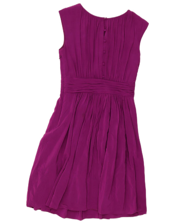 Boden ženska haljina bez rukava A-kroja UK 8 Mala ljubičasta viskoza