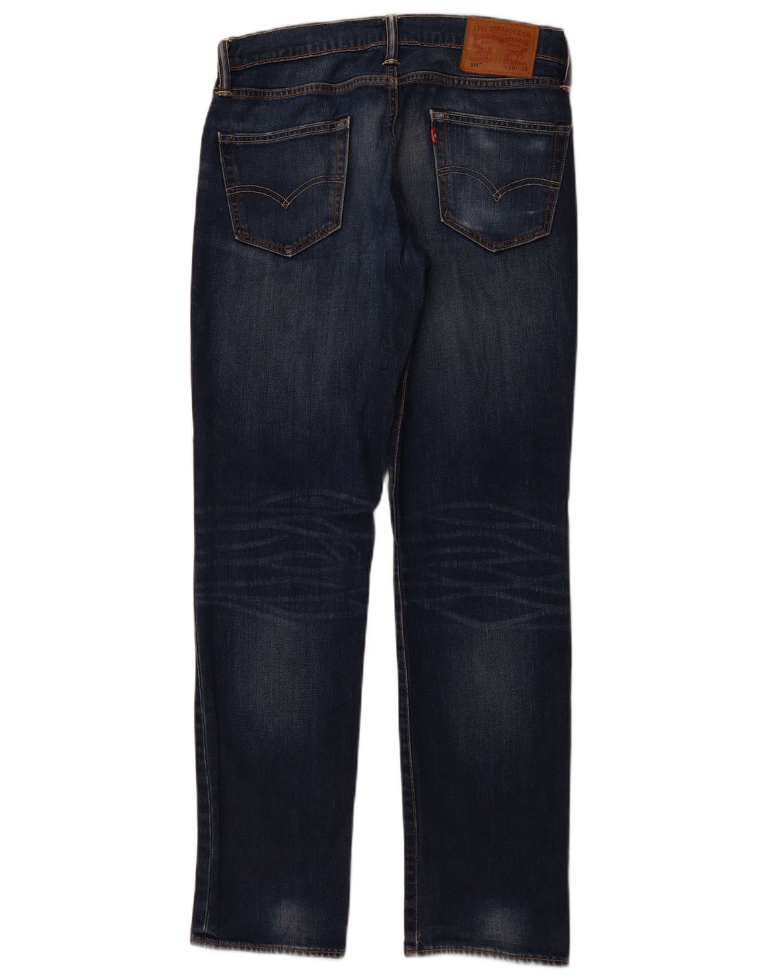 LEVI'S Womens 511 Slim Jeans W30 L32 Blue Cotton