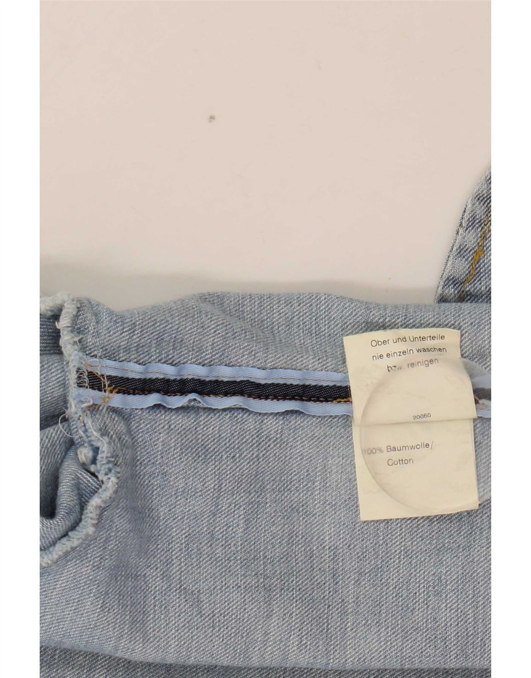 Antonette Womens Denim Jacket UK 18 XL Blue Cotton