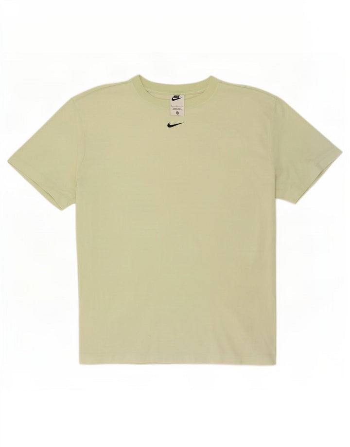T-shirt męski Nike, mały, zielony, bawełniany