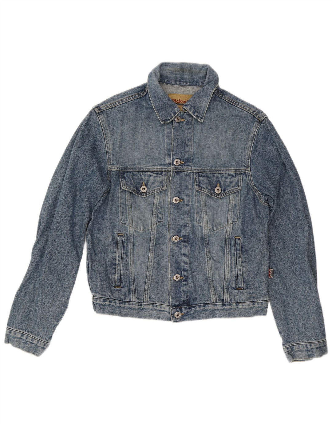 Giacca in denim da uomo Pickwick UK 38 cotone blu medio