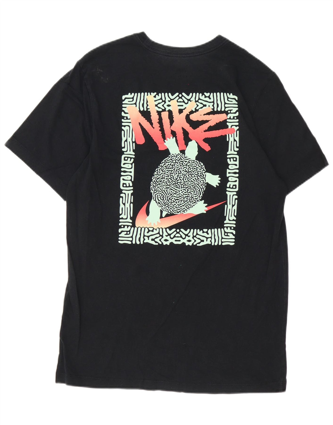 Nike Mens Graphic T-Shirt Top Medium Black