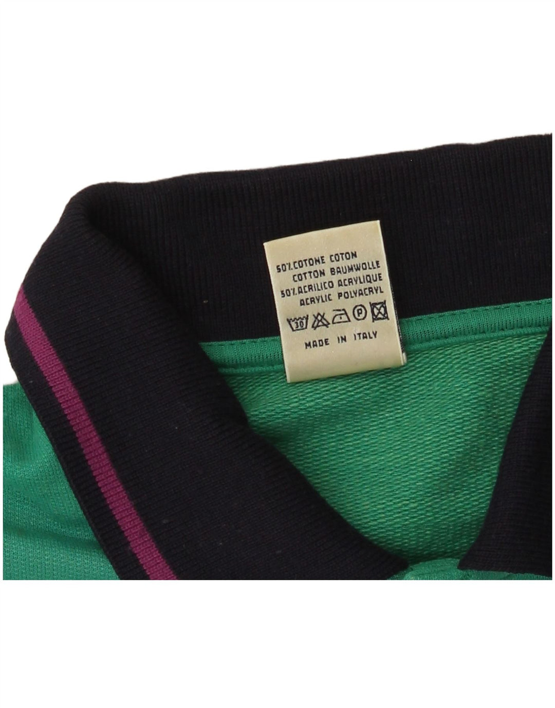 Campagnolo Mens Sweatshirt Jumper UK 40 Medium Turquoise Colourblock