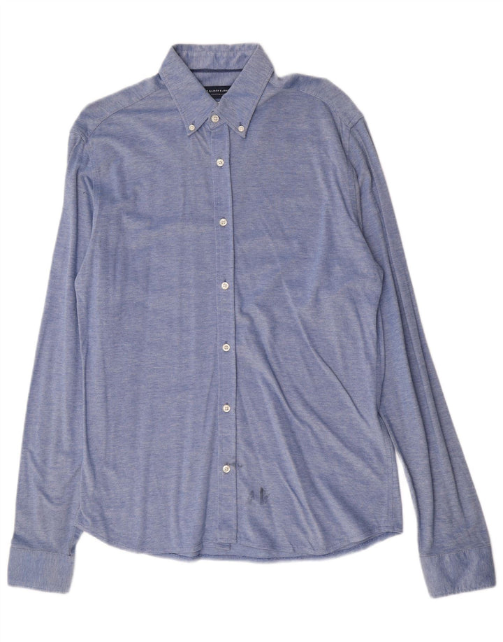 Jack & Jones herreskjorte lille blå bomuld
