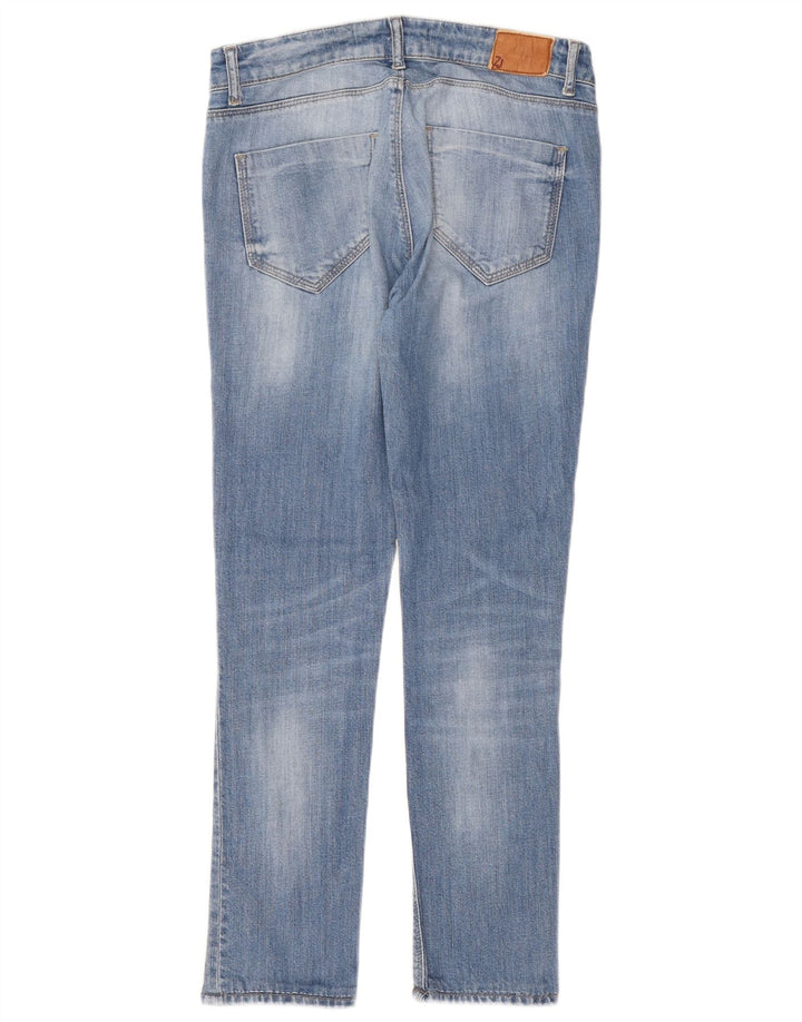 Zara Dame Slim Jeans EU 40 Medium W30 L29 Blå Bomuld