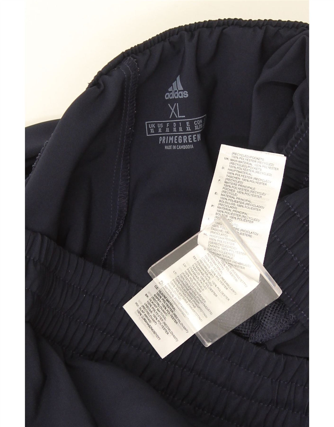 ADIDAS Mens Tracksuit Trousers XL  Navy Blue Polyester