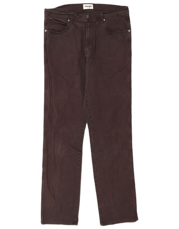 Wrangler Herre Texas Straight Jeans W34 L34 Grå Bomuld
