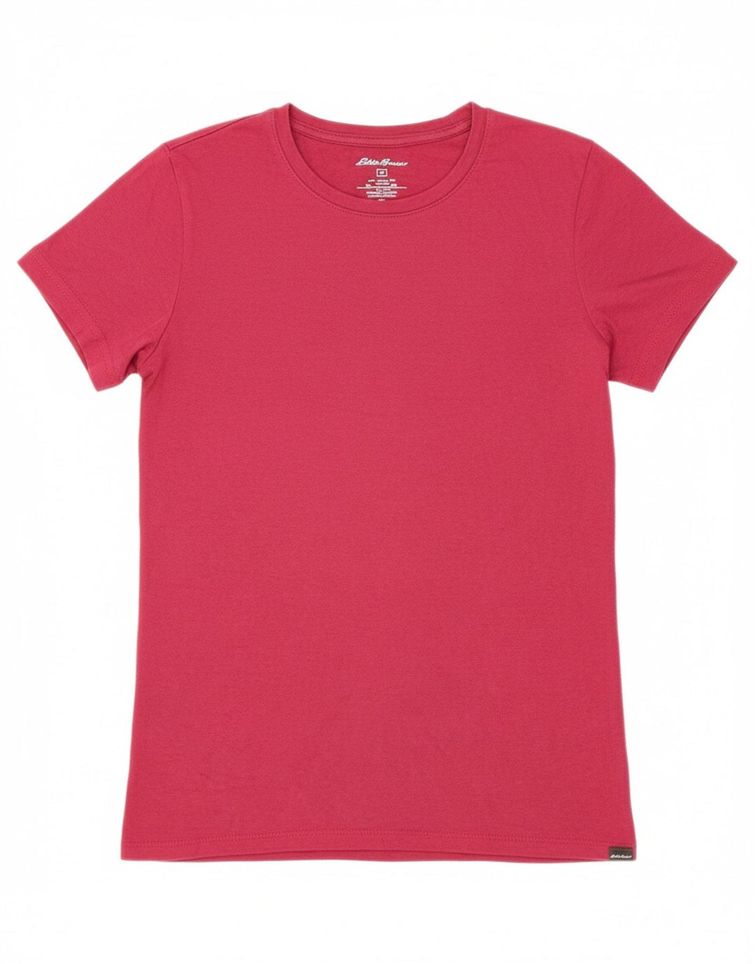 EDDIE BAUER Womens T-Shirt Top UK 12 Medium Pink Cotton Vintage Eddie Bauer and Second-Hand Eddie Bauer from Messina Hembry 