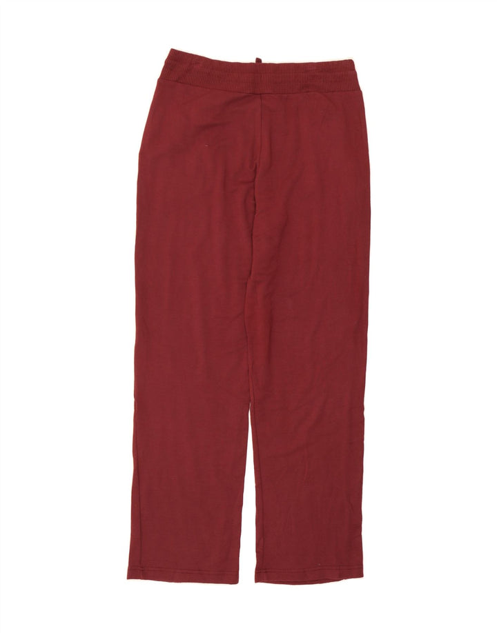 EDDIE BAUER Womens Tracksuit Trousers UK 14 Medium  Burgundy Vintage Eddie Bauer and Second-Hand Eddie Bauer from Messina Hembry 