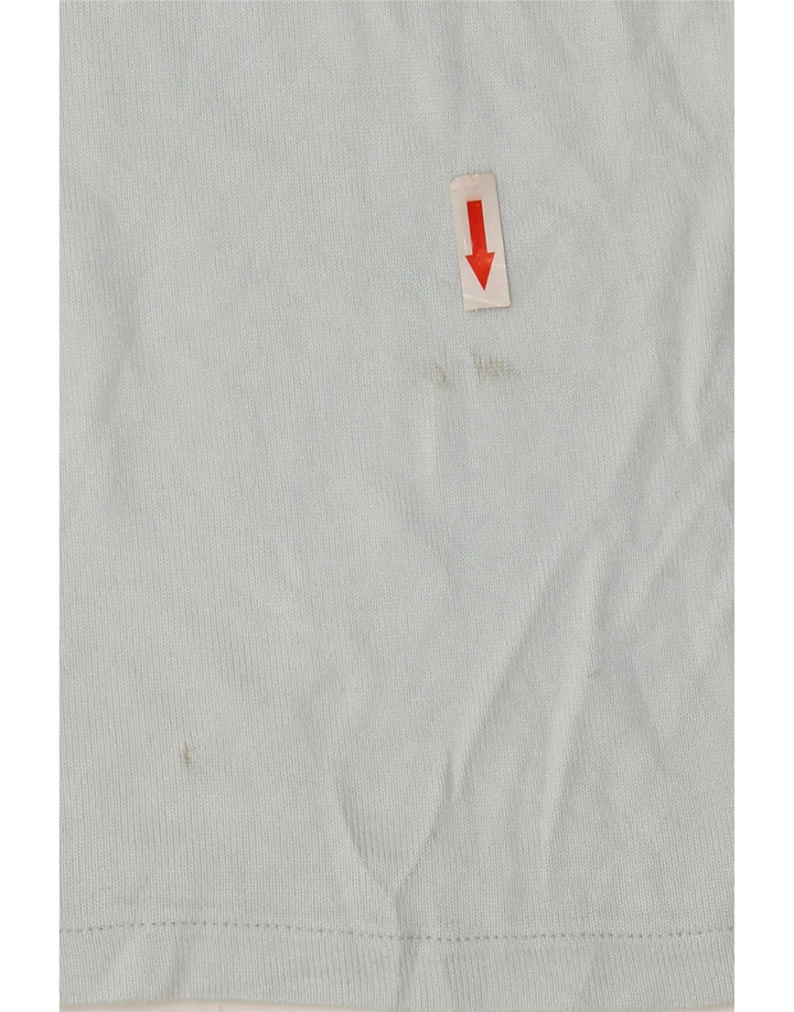 Zara Herre T-Shirt Top Stor Blå
