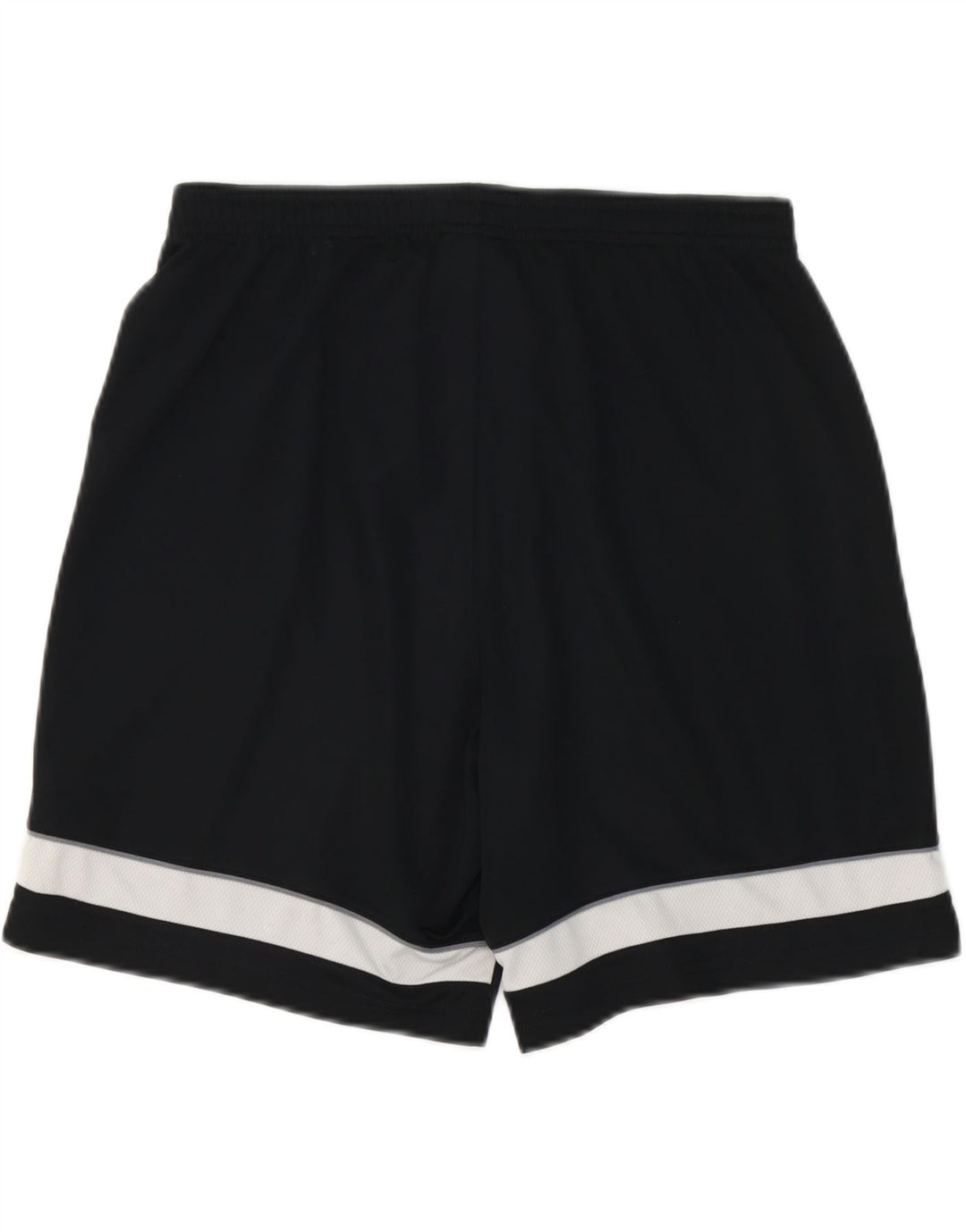 Nike Mens Medium Black Striped Polyester Sports