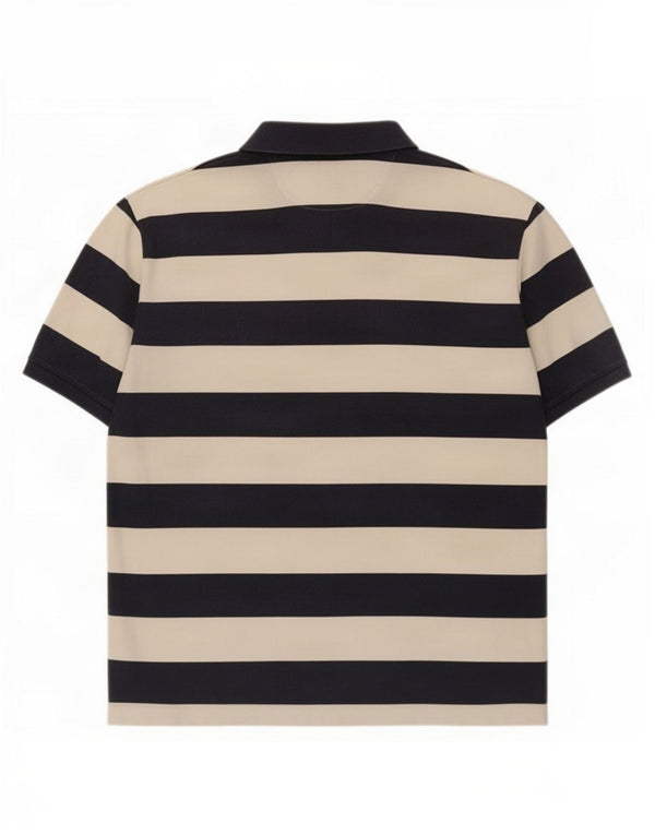 Cămașă polo pentru bărbați Gant 2XL, bumbac cu dungi bleumarin