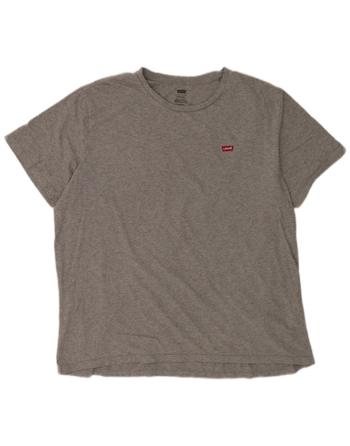 T-shirt standard da uomo Levi's Top XL in cotone grigio