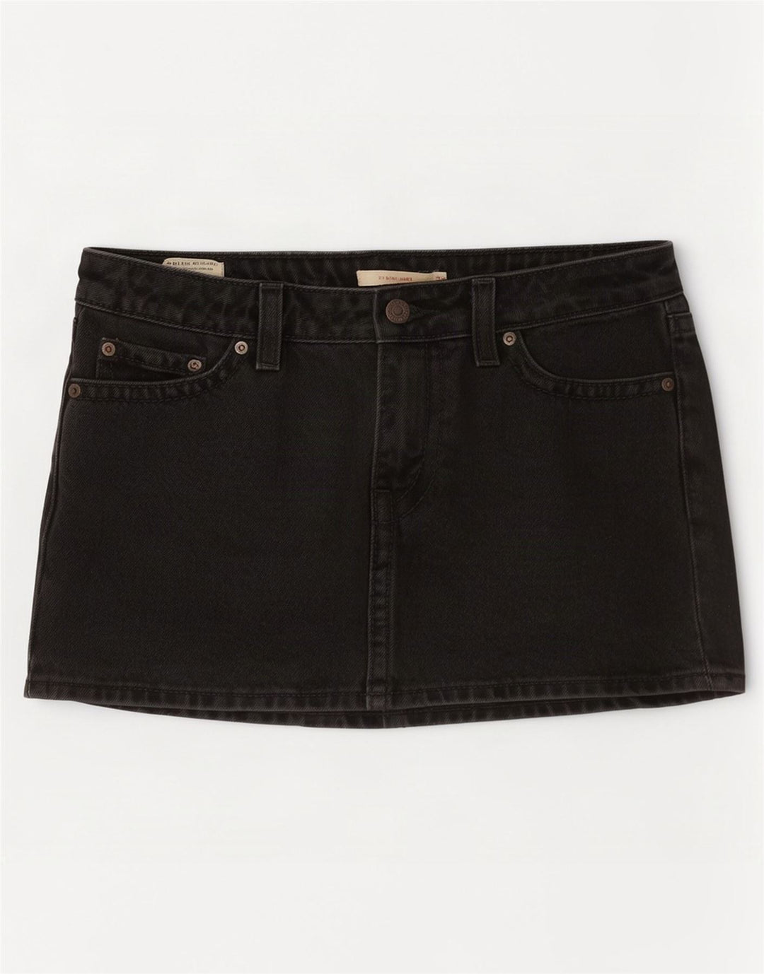Levi's Womens Mini Denim Skirt W28 Medium Grey Cotton