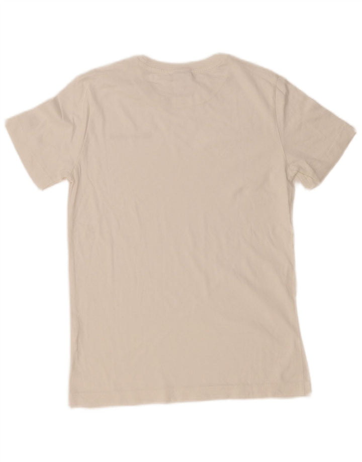 Champion T-Shirt Femme UK 12 Medium Blanc