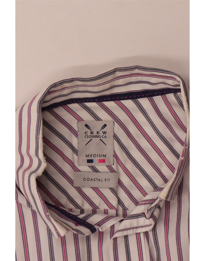 Crew Clothing Mens Coastal Fit Shirt Medium Multicoloured Striped Cotton