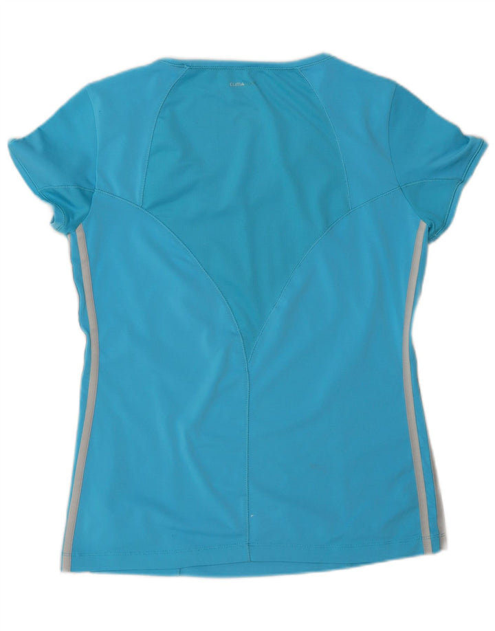 Adidas Womens Climacool T-Shirt Top UK 16 Large  Blue