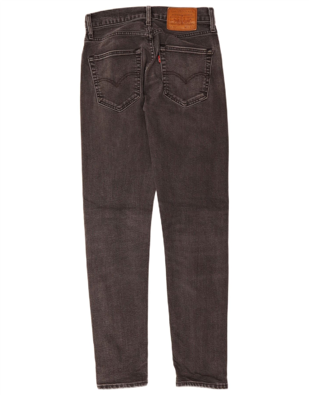LEVI'S Mens 512 Slim Tapered Jeans W29 L32 Grey Cotton
