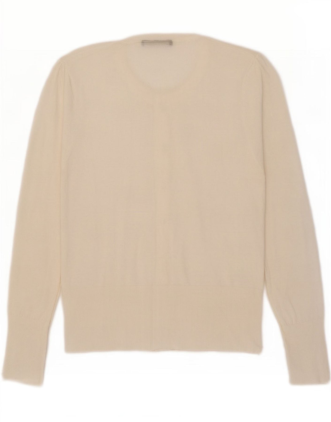 Oasis Womens Cardigan Sweater UK 12 Medium White