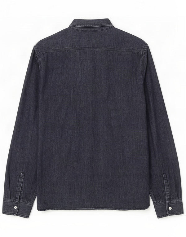 Levi's Camicia di jeans da uomo grande in cotone blu navy