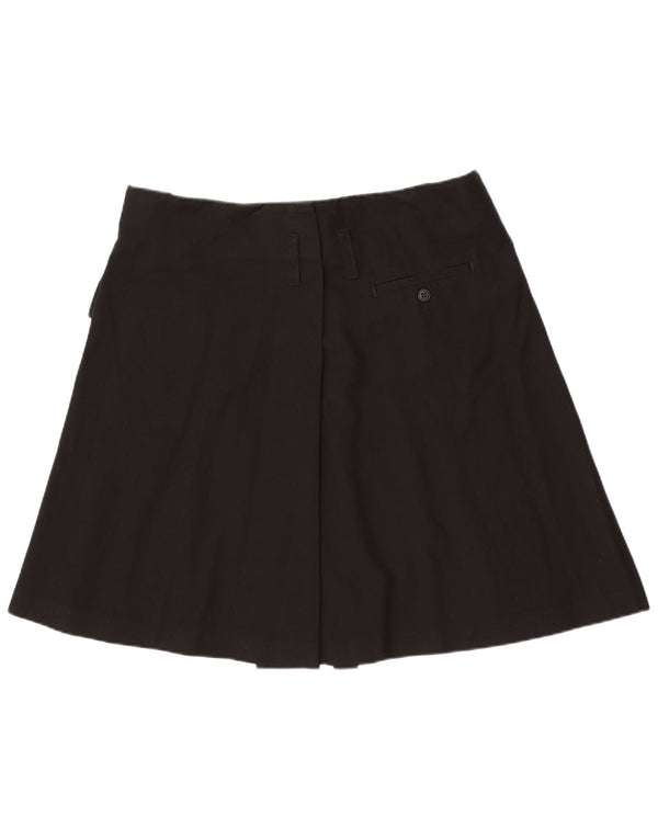 Armani Jeans Womens A-Line Skirt UK 16 Large W34 Black Polyester