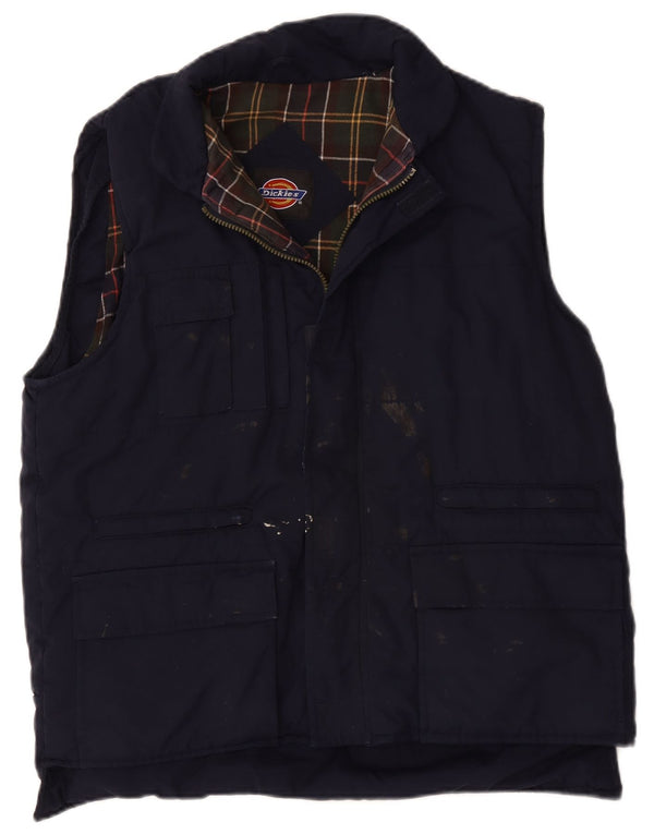Dickies Mens Utility Gilet UK 40 nagy sötétkék poliészter