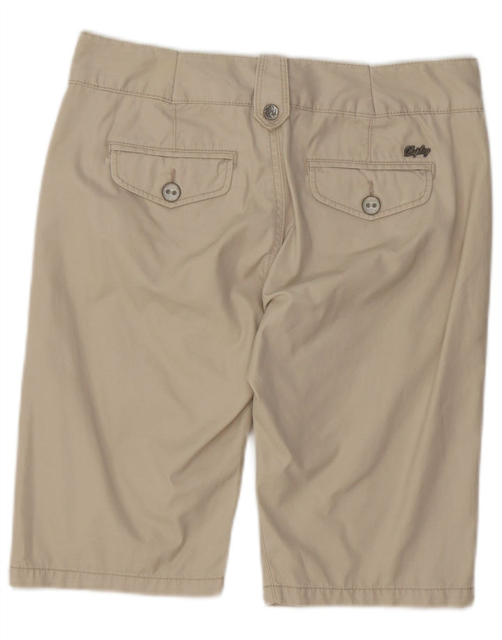 Replay Damen Chinoshorts W28 Mittelbeige Baumwolle