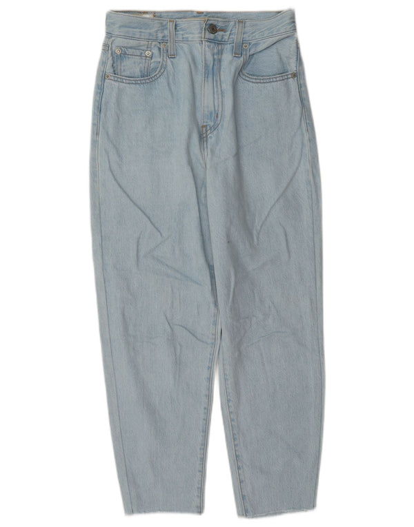 Jeans feminino Levi's cintura alta cônico W24 L24 algodão azul