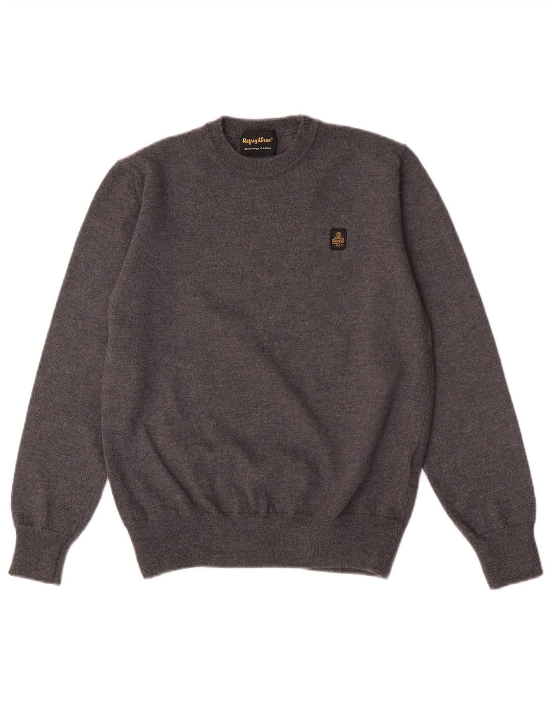 Refrigiwear drenge sweater med rund hals 11-12 år mellemgrå uld