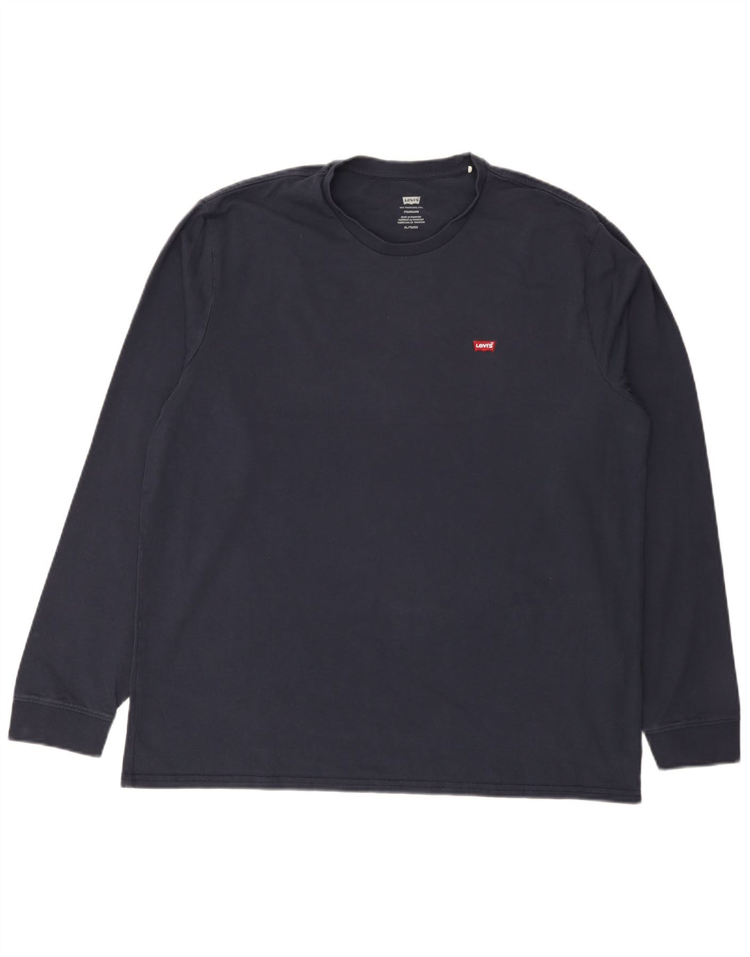 Levi's Mens Standard Top Long Sleeve XL Navy Blue Cotton