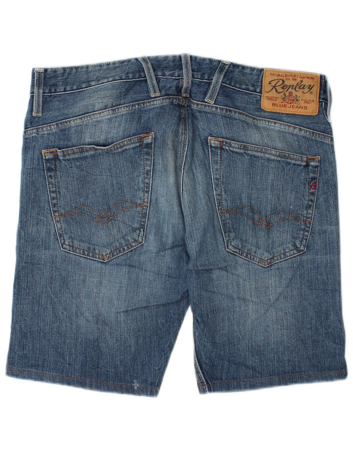 Replay Herren Jeto Denim Shorts W32 Large Blau