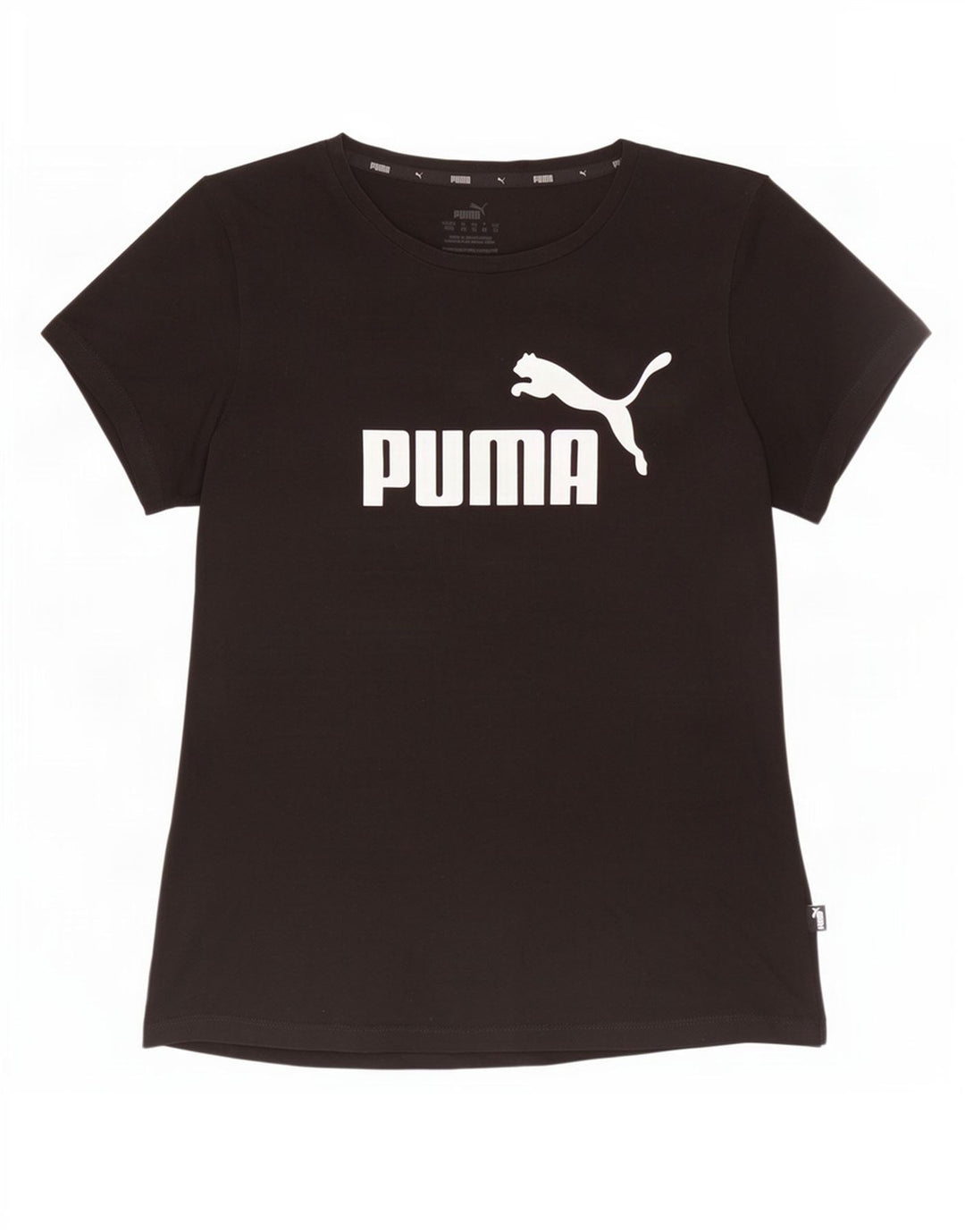 T-shirt grafica da donna Puma UK 12 media nera