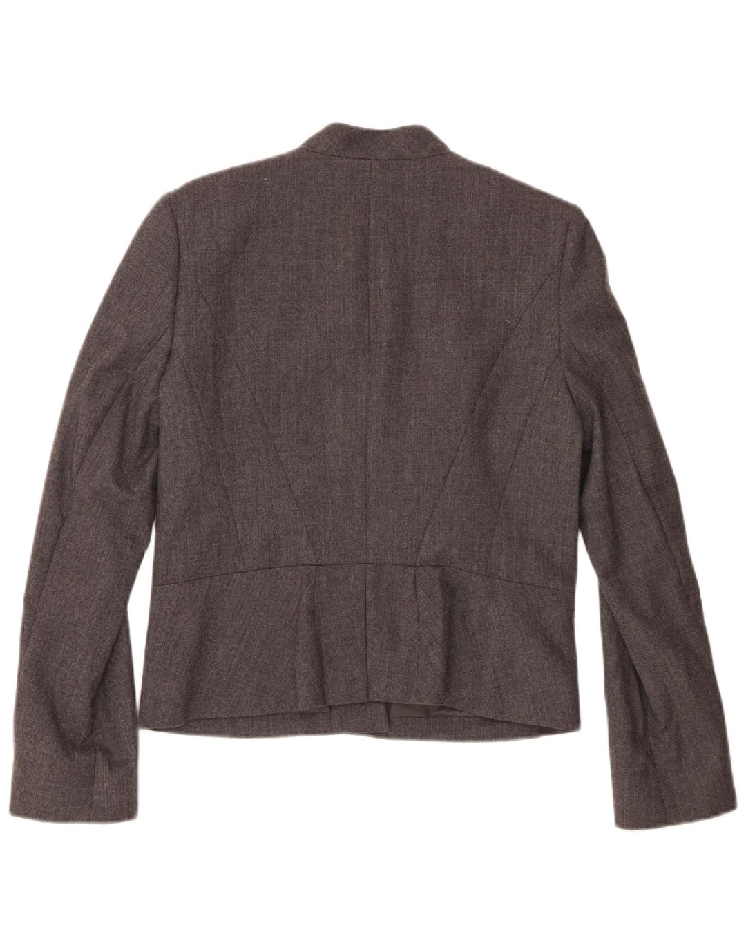 Hobbs Veste Blazer 1 Bouton Femme UK 12 Laine Gris Moyen